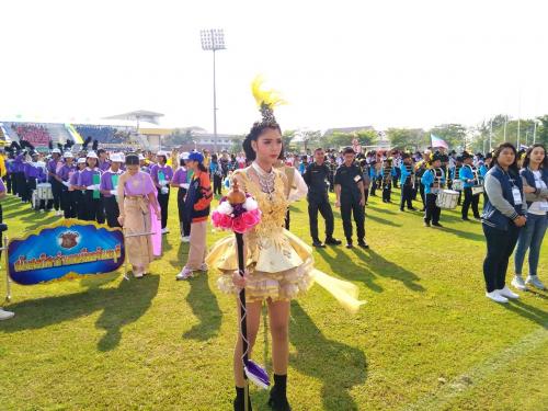 พิธีเปิดการแข่งขันมหกรรมกีฬานักเรียน นักศึกษา ประชาชน จังหวัดจันทบุรี ประจำปี 2563