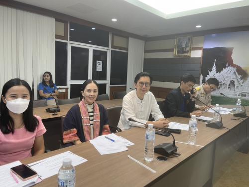 การประชุมพิจารณาแผนงาน Maha Songkran World Water Festival ผ่านระบบวีดิทัศน์ทางไกล (VCS) 
