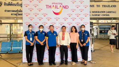 ร่วมกิจกรรมต้อนรับคณะคาราวานรถยนต์ท่องเที่ยว (Amasing Thailand Songkran Festival Hundred Vehicles Self-Driving 2024) จากสาธารณรัฐประชาชนจีน เมืองคุณหมิง ปักกิ่ง