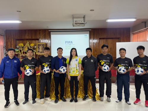 เข้าร่วมพิธีเปิดอบรม FIFA FOOTBALL FOR SCHOOLS 