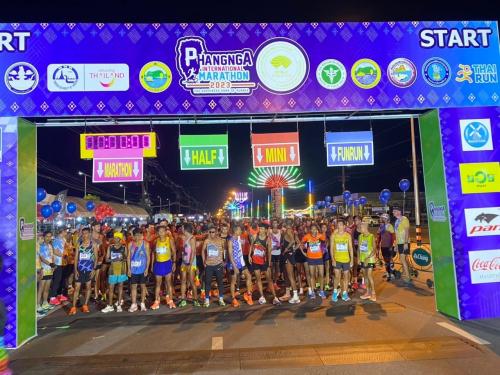 พิธีเปิดกิจกรรม Phang-nga International Marathon 2023 ภายใต้โครงการ Sport and Recreation City Model (supporting economic development) เมืองกีฬาและสันทนาการเพื่อการส่งเสริมและฟื้นฟูเศรษฐกิจ