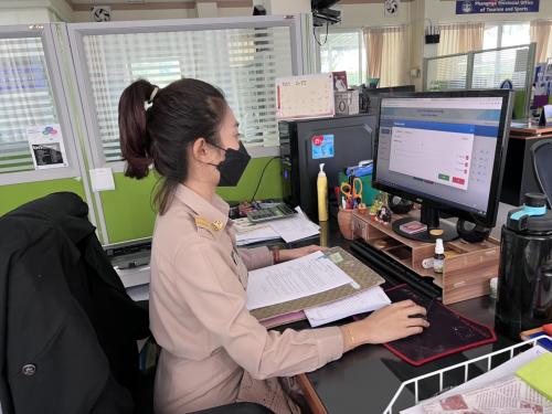 อบรมหลักสูตร "เสริมประสิทธิภาพการปฎิบัติงานในระบบ    New GFMIS Thai"  