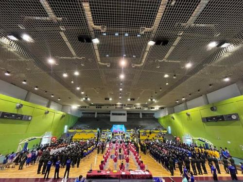 พิธีเปิดการแข่งขันกีฬานักเรียน นักศึกษา ชิงชนะเลิศแห่งประเทศไทย ณ โรงยิมเนเซี่ยม 1 สนามกีฬาสมโภชเชียงใหม่ 700 ปี จังหวัดเชียงใหม่