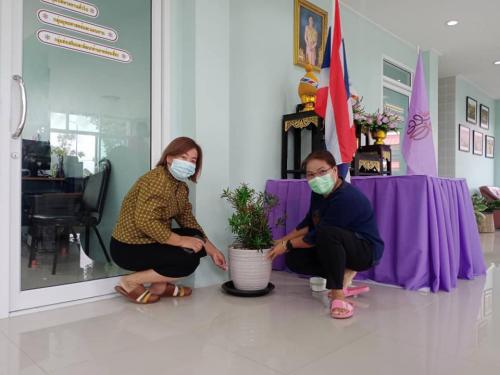 รณรงค์และมอบป้ายประชาสัมพันธ์วันไข้เลือดออกอาเซียน (ASEAN dengue day) สำนักงานการท่องเที่ยวและกีฬาจังหวัดสิงห์บุรี