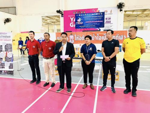 พิธีเปิดการแข่งขันกีฬาฟุตซอลเยาวชน  SDN FUTSAL NO-L CUP 2024 Inspired by Thai PBS